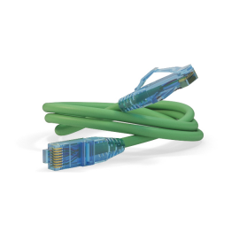 Патч-корд UTP 4 пары, Кат.6, 2хRJ45, 10м, зеленый, LSZH, Hyperline PC-LPM-UTP-RJ45-RJ45-C6-10M-LSZH-GN