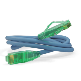 Патч-корд UTP 4 пары, Кат.6а, 2хRJ45, 5м, синий, LSZH, Hyperline PC-LPM-UTP-RJ45-RJ45-C6a-5M-LSZH-BL