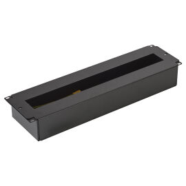 DIN-рейка в корпусе 19", черная, 3U-Ч, ССД 130504-00249