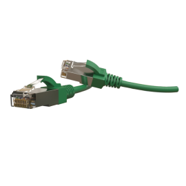 Патч-корд S/FTP 4 пары, Кат.6, 2хRJ45, 3м, зеленый, LSZH, Hyperline PC-LPT-SFTP-RJ45-RJ45-C6-3M-LSZH-GN