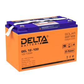 Батарея аккумуляторная DELTA GEL 12-100, (12В, 100Ач)