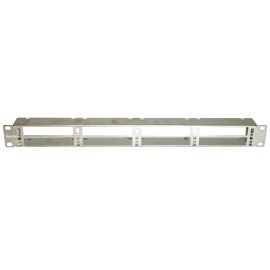 Патч-панель 1U, 19", 48хRJ-45, серая, Hyperline PPTR-19-8CU-STL