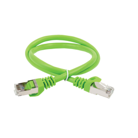 Патч-корд FTP 4 пары, Кат.5e, 2хRJ45, 10м, зеленый, PVC, ITK PC02-C5EF-10M