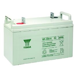 Батарея аккумуляторная NPL 200-6, (6В, 200Ач), Yuasa