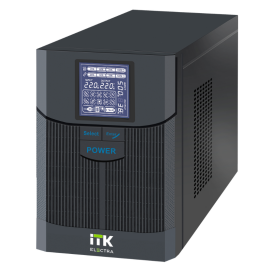 ИБП линейно-интеракт., 1кВА/0,8кВт, однофазн., LCD, без АКБ, ELECTRA LT, ITK ELT-1000VA-1-L