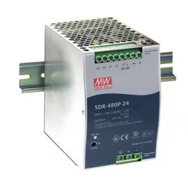 Блок питания на DIN-рейку 24В, 20А, 480Вт, Mean Well SDR-480P-24