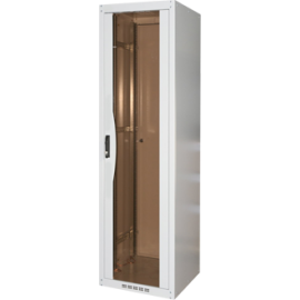Шкаф напольный 19", 42U, 600х600мм, СТАНД., стекл.дв., бок.стен.съем, IRS-RP42U6060GS-ST НЕКОНДИЦИЯ (Длительное хранение)