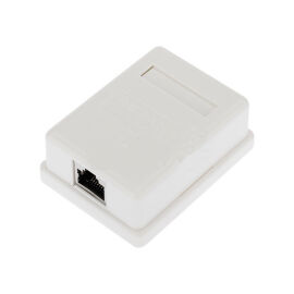 Розетка компьютерная RJ-45, FTP, Кат.6, 1-порт, внешняя, REXANT, 03-0142