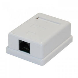 Розетка комп. настенная, 1хRJ45/8P8C, cat.5e, PROconnect, 03-0121-4
