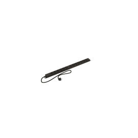 Блок розеток вертик. 13 гнезд (Schuko), 16А, черный, кабель 2,5м, Hyperline SHE-13SH-2.5EU