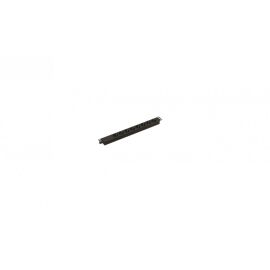 Блок розеток 19", 1U, 8 гнезд (Schuko), 16А, черный, без кабеля, Hyperline SHE19-8SH-CB
