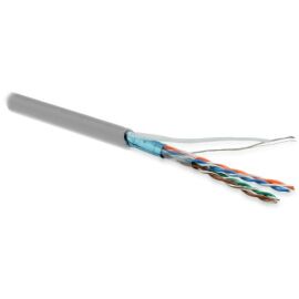 Кабель FTP 4 пары, Кат.5e, внутр., 0,48мм, LSZH, серый, 305м, Hyperline FUTP4-C5E-P26-IN-LSZH-GY-305