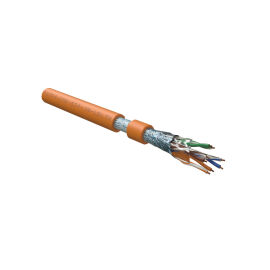 Кабель FTP 4 пары, Кат.5e, внутр., 0,51мм, LSLTx, оранжевый, 305м, Hyperline FUTP4-C5E-S24-IN-LSLTX-OR-305
