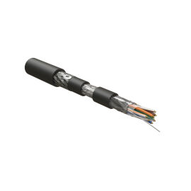 Кабель FTP 4 пары, Кат.5е,внутр., 0,51мм, LSZH/NY, черный, 500м, Hyperline IFUTP4-C5E-S24/1-ARM/W-LSZH/NY-BK 