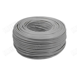 Кабель U/UTP 4 пары, Кат.5e, внутр., 0,50мм, CCA, PVC, серый, 305м, SIBLAN T-430
