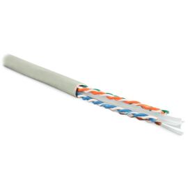 Кабель UTP 4 пары, Кат.6, внутр., 0,55мм, LSZH, серый, 100м, Hyperline UUTP4-C6-S23-IN-LSZH-GY-100