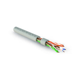 Кабель UTP 4 пары, Кат.6, внутр., 0,55мм, LSLTx, серый, 305м, Hyperline UUTP4-C6-S23-IN-LSLTX-GY-305