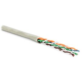 Кабель UTP 4 пары, Кат.6, внутр., 0,60мм, PVC, серый, 305м, Hyperline UUTP4-C6-P24-NCR-IN-PVC-GY-305
