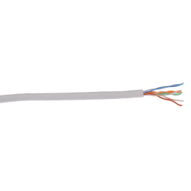 Кабель UTP 4 пары, Кат.5e, внутр., 0,45мм, PVC, серый, 100м, ШПД, ITK BC1-C5E04-111-100
