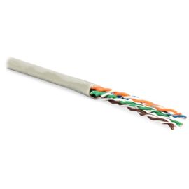 Кабель UTP 4 пары, Кат.6, внутр., 0,60мм, PVC, серый, 100м, Hyperline UUTP4-C6-P24-NCR-IN-PVC-GY-100