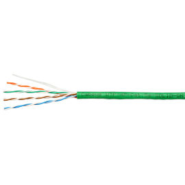 Кабель UTP 4 пары, Кат.5е, внутр., 0,50мм, PVC, зелен., 305м, Cabeus UTP-4P-Cat.5e-SOLID-LSLTx-GN