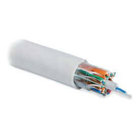 Кабель UTP 25 пар, Кат.5, внутр., 0,51мм, LSZH, серый, 500м, Hyperline UUTP25W-C5-S24-IN-LSZH-GY