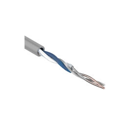 Кабель UTP 1 пара, Кат.5e, внутр., 0,50мм, PVC, серый, 305м, REXANT 01-0002