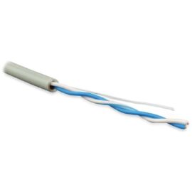 Кабель UTP 1 пара, Кат.5, внутр., 0,51мм, LSZH, серый, 500м, Hyperline UUTP1-C5-S24-IN-LSZH-GY-500