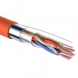 Кабель FTP 4 пары, Кат.5e, внутр., 0,50мм, ZH нг(А)-HF, оранжевый, 305м, REXANT 01-0150