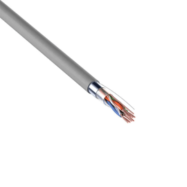 Кабель FTP 4 пары, Кат.5, внутр., 0,48мм, PVC, серый, 100м, PROconnect 01-0152-100