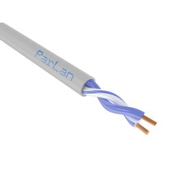 Кабель UTP 1 пара, Кат.5e, внутр., 0,52мм, кроссировочный, PVC, 500м, ParLan