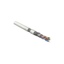 Кабель SF/UTP 4 пары, Кат.5e, внутр., 0,48мм, PVC, белый, 305м, HL SFUTP4-C5E-P26-IN-PVC-WH-305