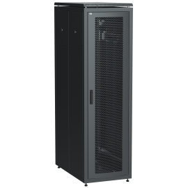 Шкаф напольный 19", 47U, 800х1000мм, перфорированные двери, черный, LINEA N ITK LN05-47U81-PP