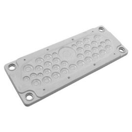 Кабельный ввод мембранный, пластик, 36 отверстий, V0 UL94, IP65, ДКС R5HTKC36