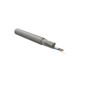 Кабель FTP 12 пар, Кат.3, внутр., 0,51мм, LSZH, серый, 500м, Hyperline FUTP12W-C5-S24-IN-LSZH-G