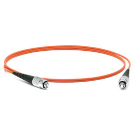 Шнур оптический FC/PC-FC/PC, MM50/125, 1,5м, Simplex, оранж, Hyperline FC-S2-50-FC/PR-FC/PR-H-1.5M-LSZH-OR