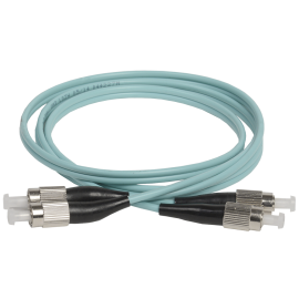 Шнур оптический FC/UPC-FC/UPC, MM 50/125, 50м, Duplex OM3, бирюзовый, ITK FPC5003-FCU-FCU-C2L-50M