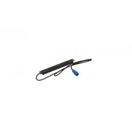 Блок розеток 19", 1U, 6 гнезд C13, 32А, черный, кабель 2,5м, Hyperline SHE19-6IEC-2.5PVB