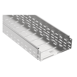 Лоток перфорированный 100х400х3000мм, IEK CLP10-100-400-3