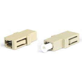 Адаптер оптический LC/LC, MM, Simplex, бежевый, Hyperline FA-P00Z-LC/LC-N/WH-BG