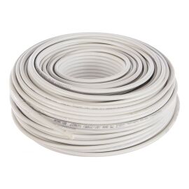 Кабель RG-6U, (48%), 75 Ом, 100м, белый, PROconnect 01-2205
