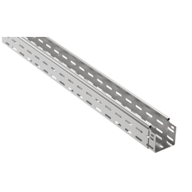 Лоток крашенный перфорированный 80х100х3000мм, RAL 9016, IEK CLPK10-080-100-3