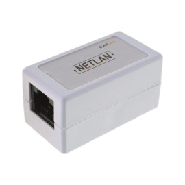 Кабельный соединитель RJ45-RJ45 (8P8C), Кат.5e, неэкранир., белый (уп.10 шт.), EC-UCB-55-UD2-WT-10
