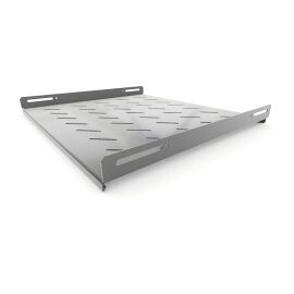 Полка стационарная 19", глубина 450мм, нагрузка до 20кг, серая, Hyperline TSH3L-450-RAL7035