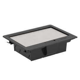 Лючок напольный 12 мод, черный RAL 9005, DKC 88012