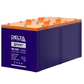 Батарея аккумуляторная GSC 3000, Xpert (2В, 3000Ач), DELTA 4614010160004