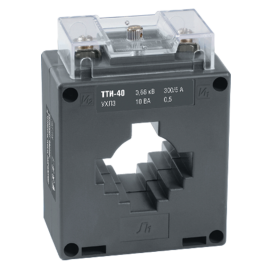 Трансформатор тока ТТИ-40 300/5А, 10ВА, класс 0,5, IEK ITT30-2-10-0300