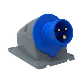 Вилка стационарная ССИ-513, 16А-6ч/200-250В, 2Р+РЕ, IP44, IEK PSN51-016-3