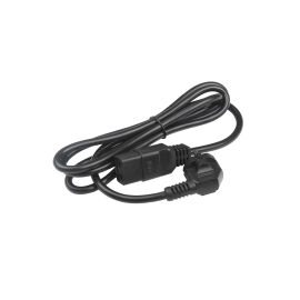 Кабель электропитания (сетевой) 3х1,5мм², 16А, С19-Schuko, вилка угл,чер, 1,8м, Hyperline PWC-IEC19-SHM-1.8-BK