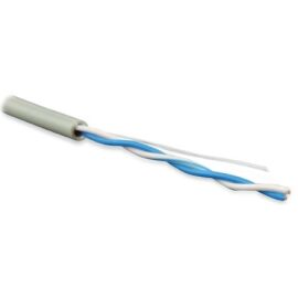 Кабель UTP 1 пара, Кат.5, внутр., 0,60мм, LSZH, серый, 500м, Hyperline UUTP1-C5-P24-IN-LSZH-GY-500